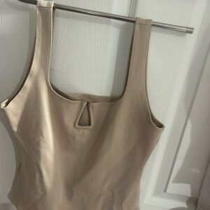 Abercrombie sleeveless bodysuit with cut out